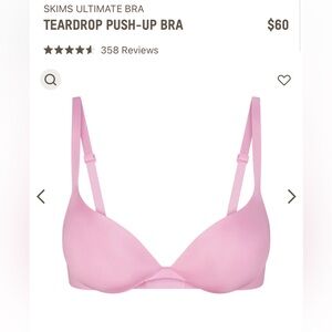 SKIMS TEARDROP PUSH UP BRA